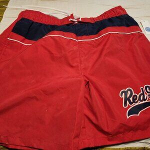 NEW OFFICIAL MAJOR LEAGUE RED SOX SWIM TRUNKS RED SOX